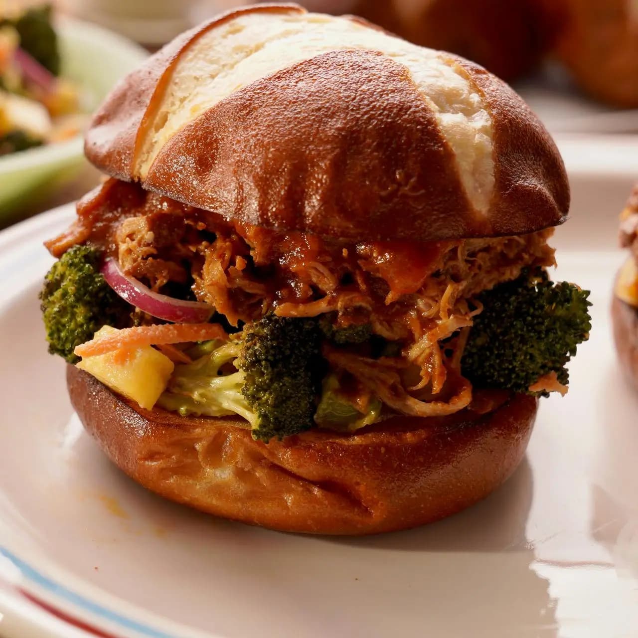 Pulled pork sandwich